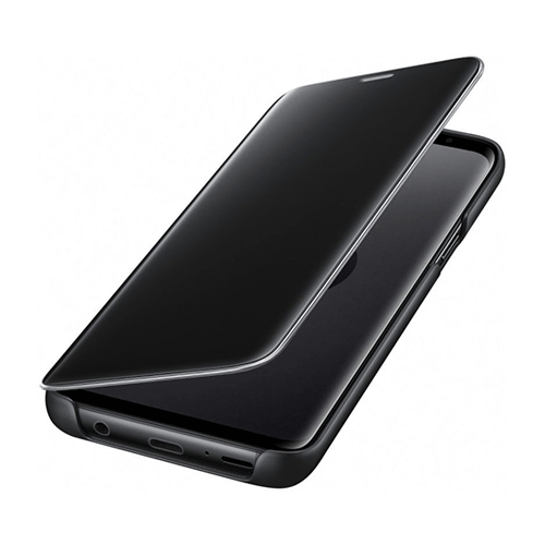 Galaxy S9 Clear View Standing Cover, Black (EF-ZG960CBEGWW)