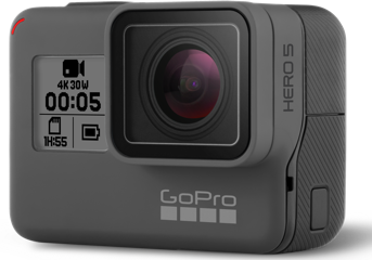 GoPro Hero5 Black 4K Ultra HD Camera (G02CHDHX-501) + Free GoPro Remo Voice Control Remote & Sandisk 32GB Micro SD Card