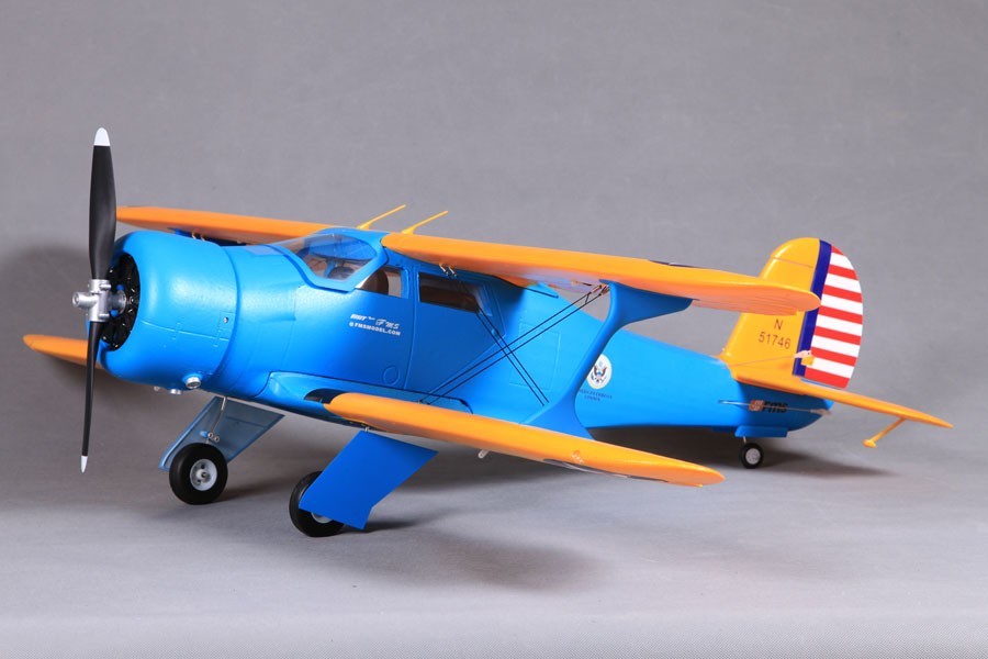  FMS 1100MM STAGGERWING-BLUE PNP طائرة 